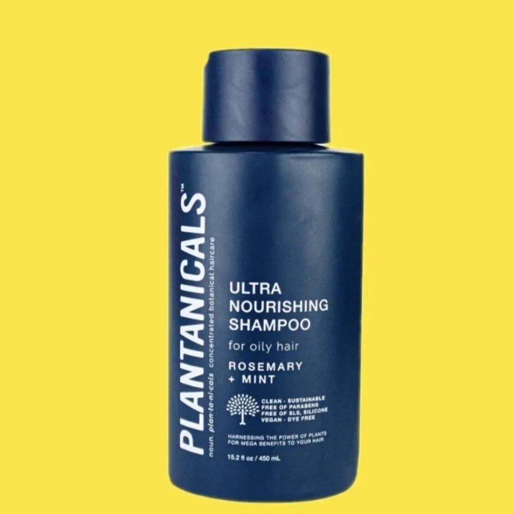 Plantanicals Rosemary & Mint Ultra Nourish Shampoo 15.2 fl oz for Oily Hair New